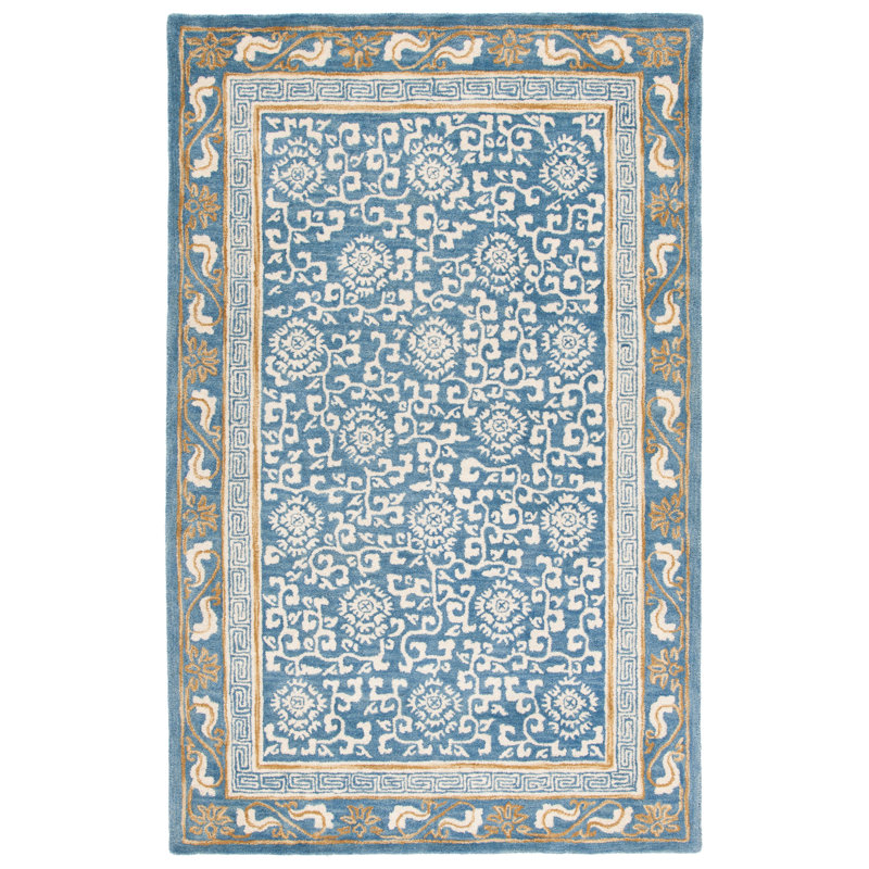 Elaise Hand Tufted Wool Oriental Rug, Rectangle 3' x 5'