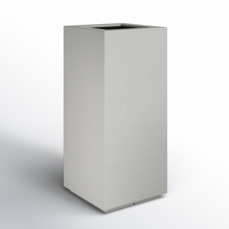 Kensington Tall Planter, Concrete Gray