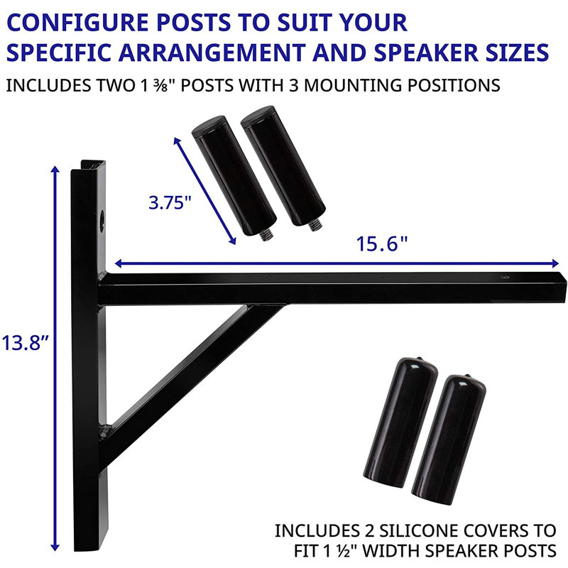 LyxPro Wall Mount, Black