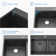 33'' L Drop-In Double Bowl Quartz Composite Kitchen Sink