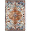 Tapis décoratif lavable à la machine bleu-949024691