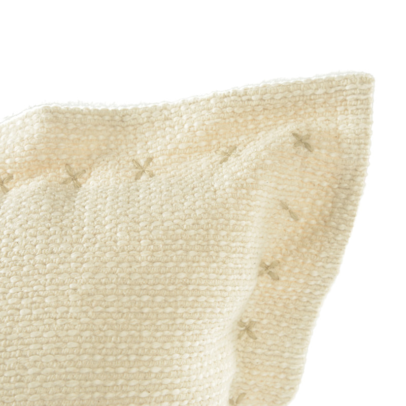 Coussin décoratif en coton/polyester, Duvet synthétique