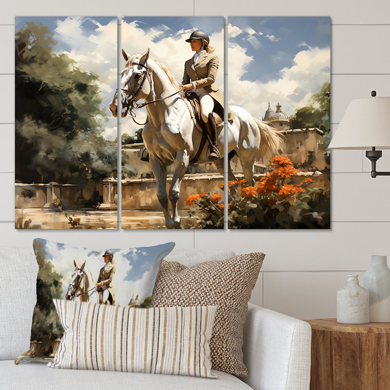 Impression sur toile 3 pièces Country Club, H 40 po x l 60 po