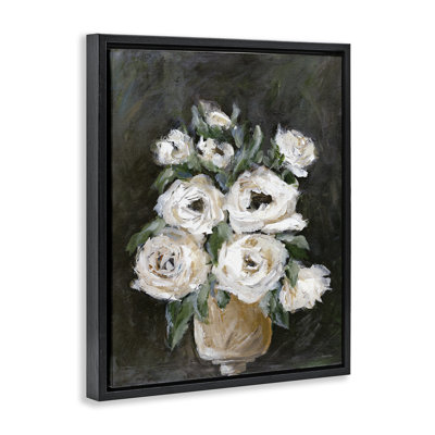 "Roses on Still Life", art mural sur toile flottante par Amanda Hilburn
