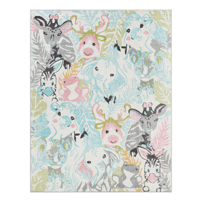 Tapis pour enfant Unique Loom Peekaboo Whimsy