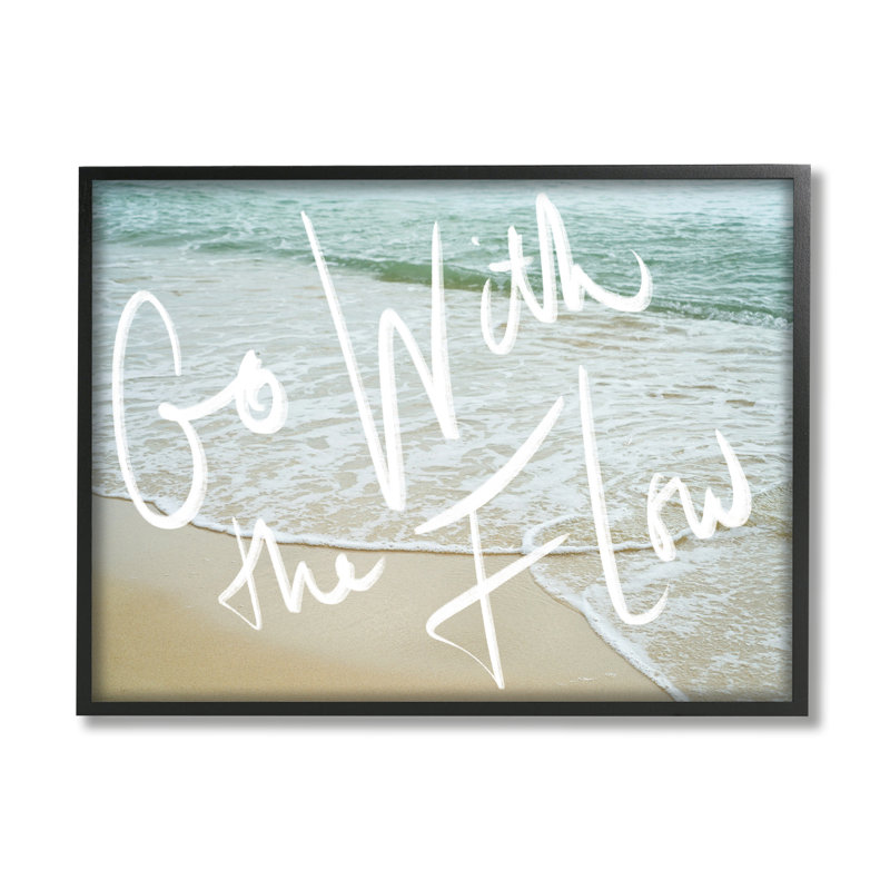 «Kaniel Go with the Flow Expression Beach Tide» par Daphne Polselli - impression, H 16 po x l 20 po