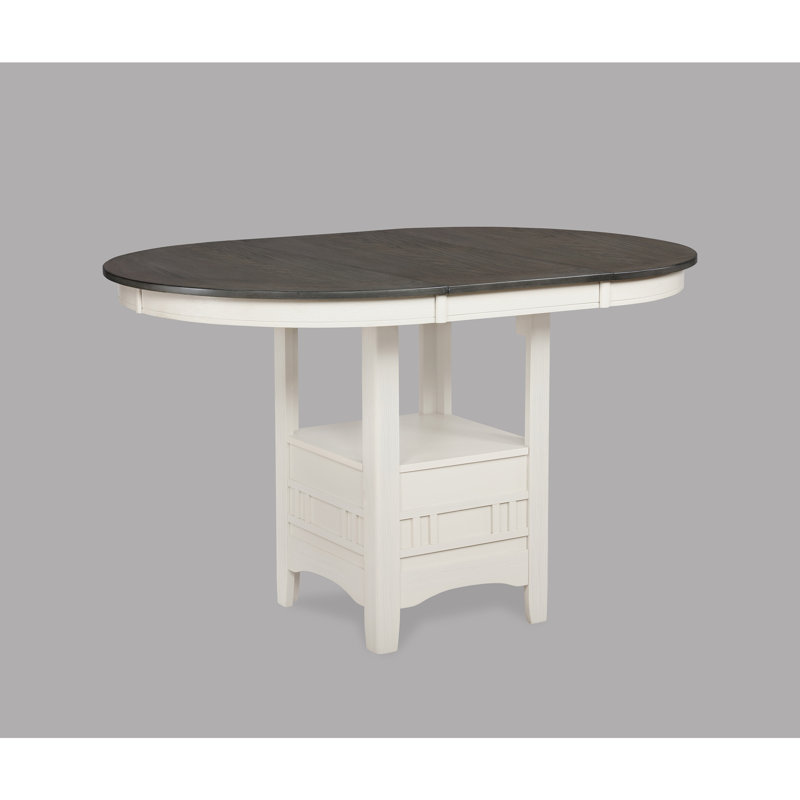 Table de rangement de cuisine à hauteur de comptoir Casual, Cream,Gray