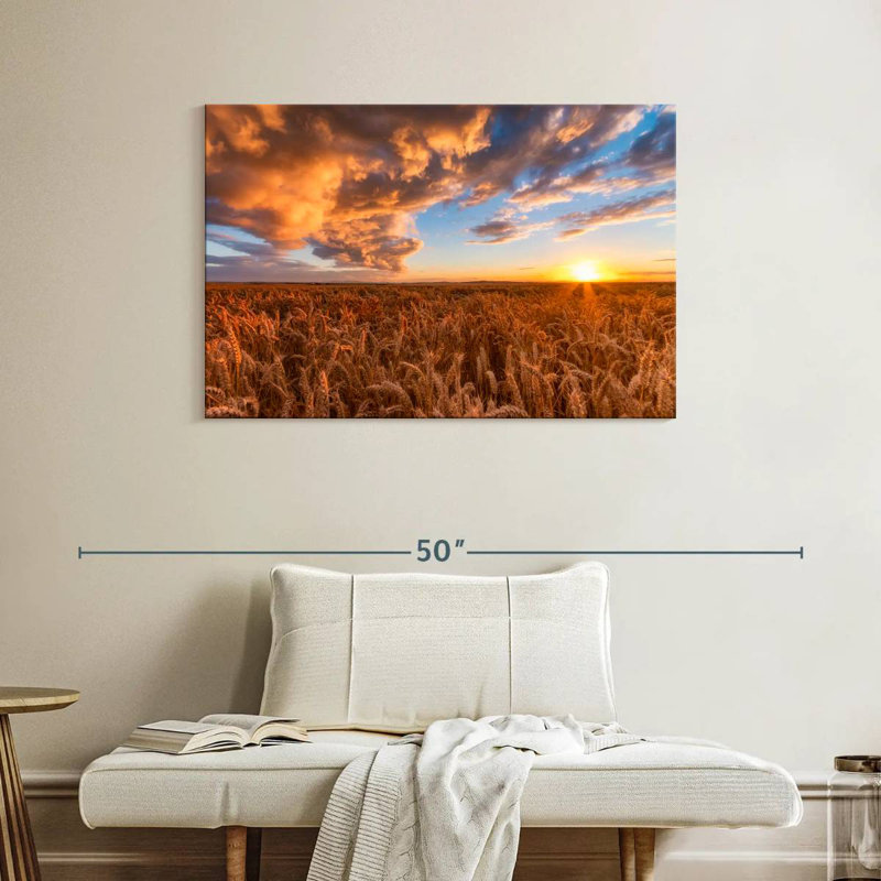 Harnek Wheat Field Sunset View