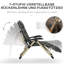 Brexli 127cm Long Reclining Single Chaise with Cushions