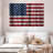 Borges US Flag On Wooden Slats
