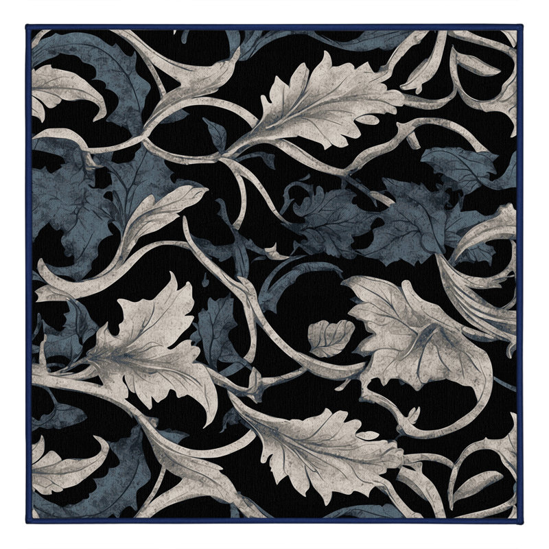Lunar Trace Rug, Square 6'