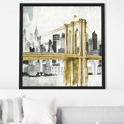 " New York Skyline I Yellow Bridge I "