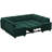 Shavera Velvet Large U-Shaped Sectional Couch Convertible Oversized Sofa Bed Sleeper-607968777