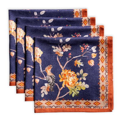 Maison d'Hermine Kelim - Serviettes Infinity 100 % coton - 20 po x 20 po