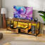 Console télé avec tablettes ouvertes