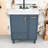 Bathroom Vanity with Door Shelf, Deep Drawer and 2-Tier Pull-Out Basket