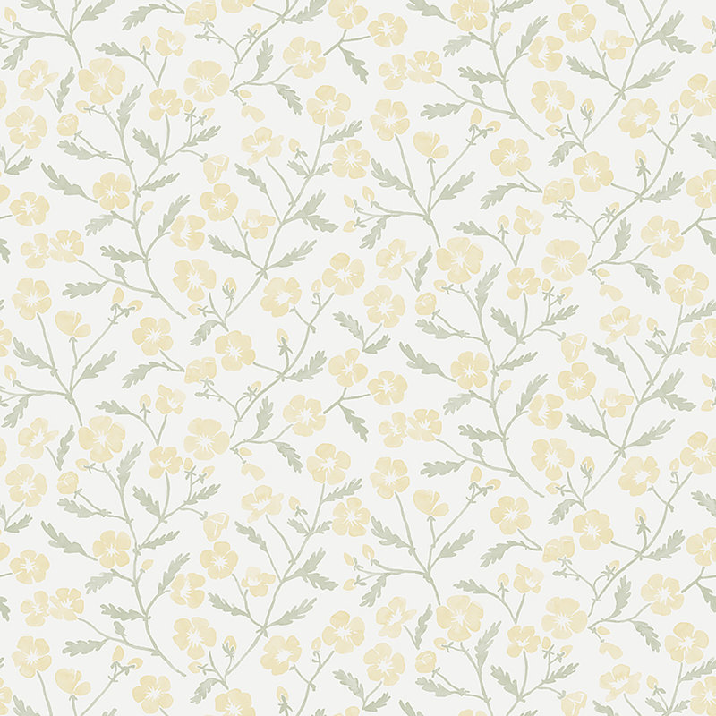 Boråstapeter Mira Wallpaper, Yellow