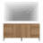 Union Rustic 63" Modern Wood Reeded Dresser Set Of 2 With Doors, Minimalist Dresser Organizer Storage Cabinet For Bedroom,Living Room, Entryway-1688453304