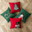 Holiday Embroidered Christmas Throw Pillow Cover Set-1062739140