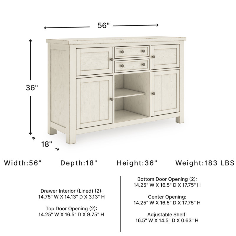 Leandru 56'' Sideboard