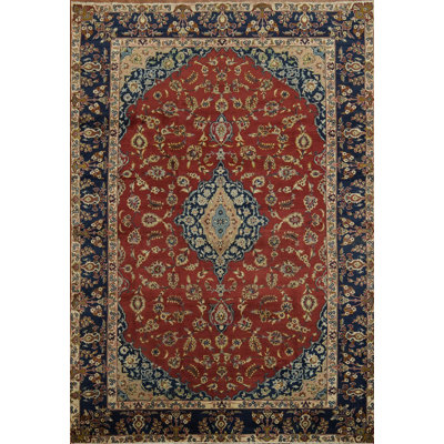 Luxurious Red Traditional Area Rug 8x12