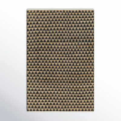 Addy Hand-Woven Geometric Jute Rug