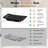 HIPS 20.6" W Waterproof Shower Benches Shower Stool Indoor Outdoor Non-Slip Bathroom Chair Seat with Storage Handle Soap Dish-1219723398