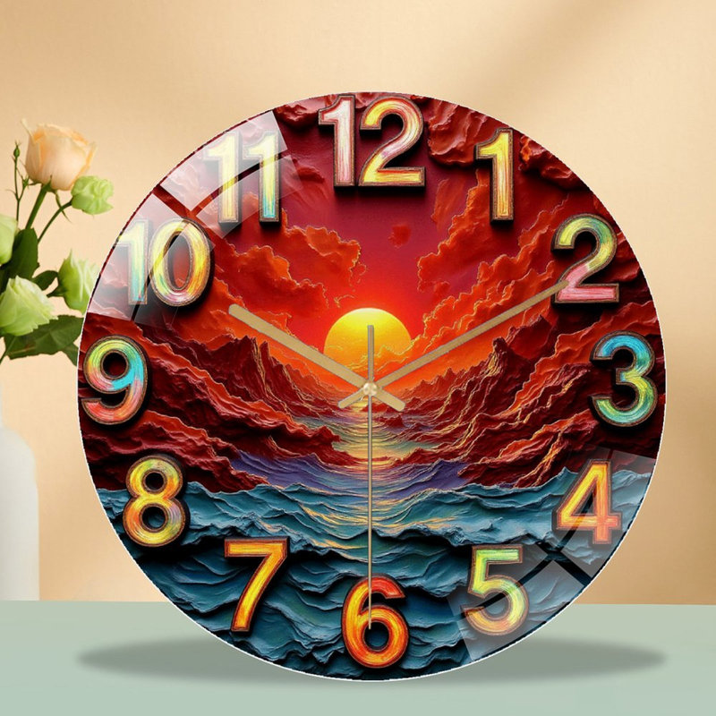 Horloge murale 12 po