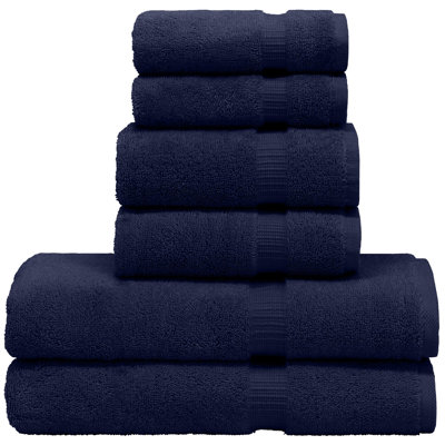 Ensemble de serviettes 6 pièces 100% coton