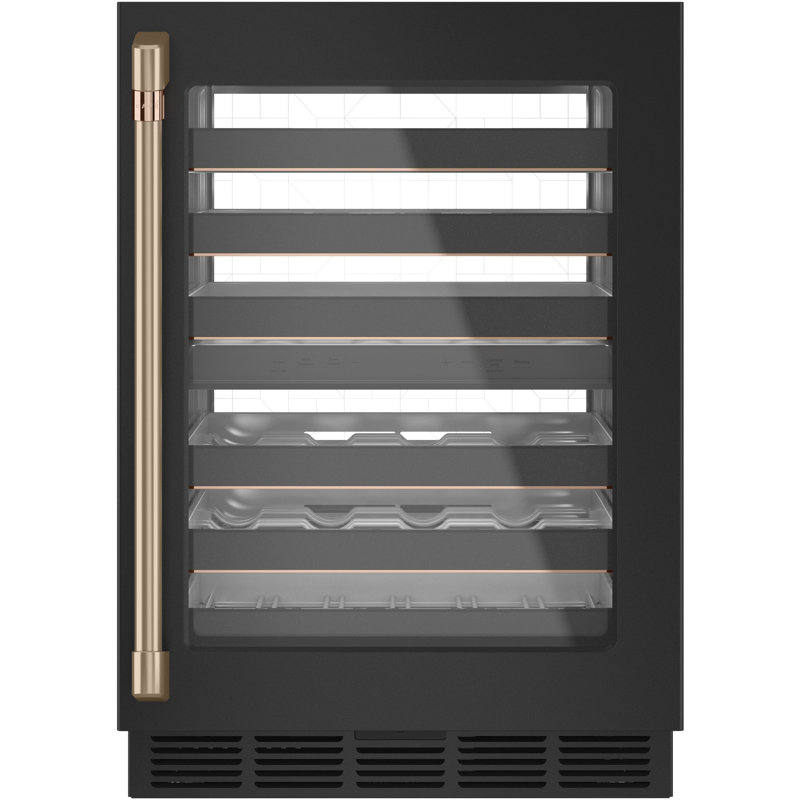 Undercounter Refrigerator Bar Pull, Brushed Bronze