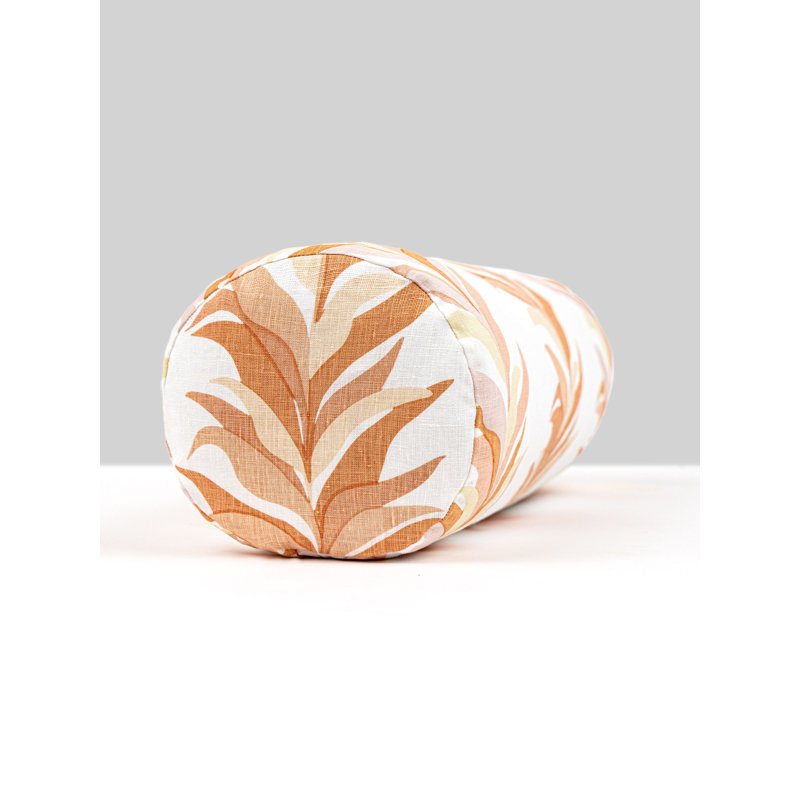 Coussin en coton réversible, Pêche