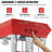 Popcorn Popper Machine 8 Oz Popcorn Maker with Cart 850W 48 Cups Red