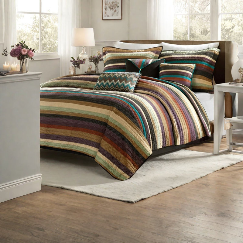 Reversible Bedding Sets Cotton Filled Microfiber Rustic Home