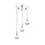 Luminaire suspendu 3 lumières DEL