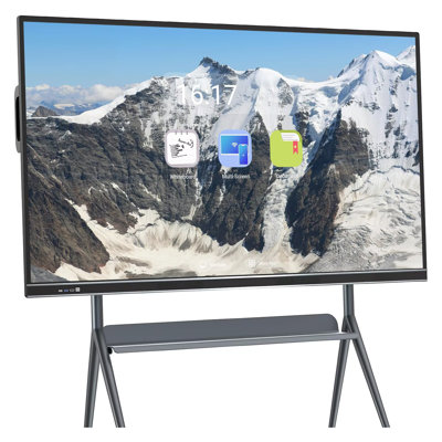 JYXCN Smart Board 75 "4K tactile tableau blanc électronique interactif sans fil Windows et Android pour les réunions professionnelles (avec fixation murale incluse)