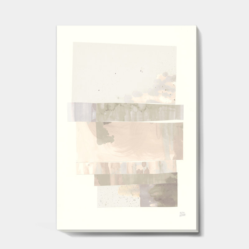 «Geometric Neutral Form I», reproduction d'art sur toile tendue, H 32 po x l 16 po x P 1 po