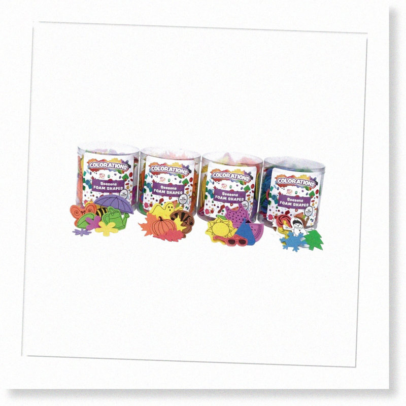 Foam Shapes Set with 4 Buckets