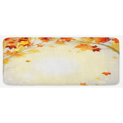Tapis de cuisine automne