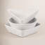 Le Creuset Stoneware Set of 3 Tapas Appetizer Plate-635077995