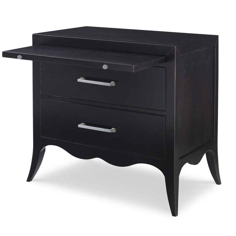 Beatrix 33'' W Solid Wood Nightstand