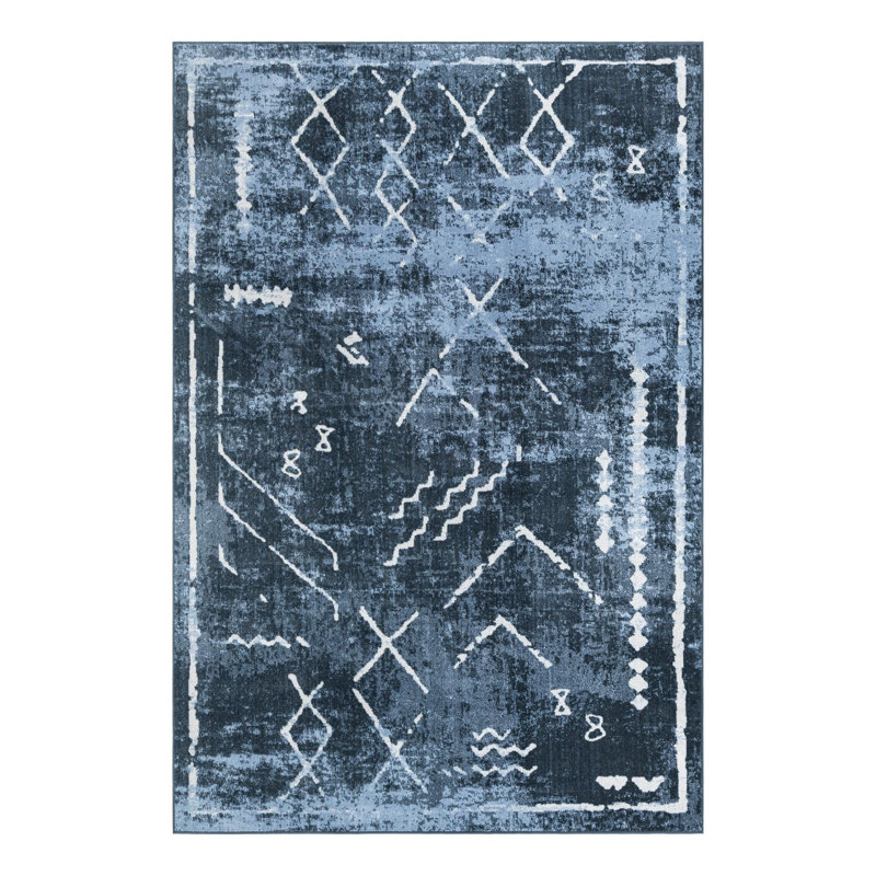 Eudora Geometric Indoor Rug, Rectangle 6'1" x 9'