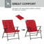 Chaises de camping pliantes