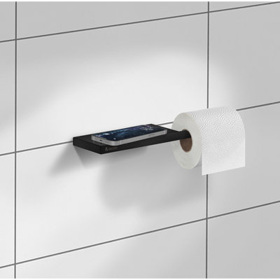 Tablette flottante avec porte-papier hygiénique