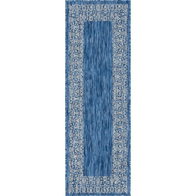 Tapis intérieur / extérieur bleu Lamere