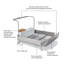 KitchenAid Full Size Expandable Dish-Drying Rack-68936693-68936695
