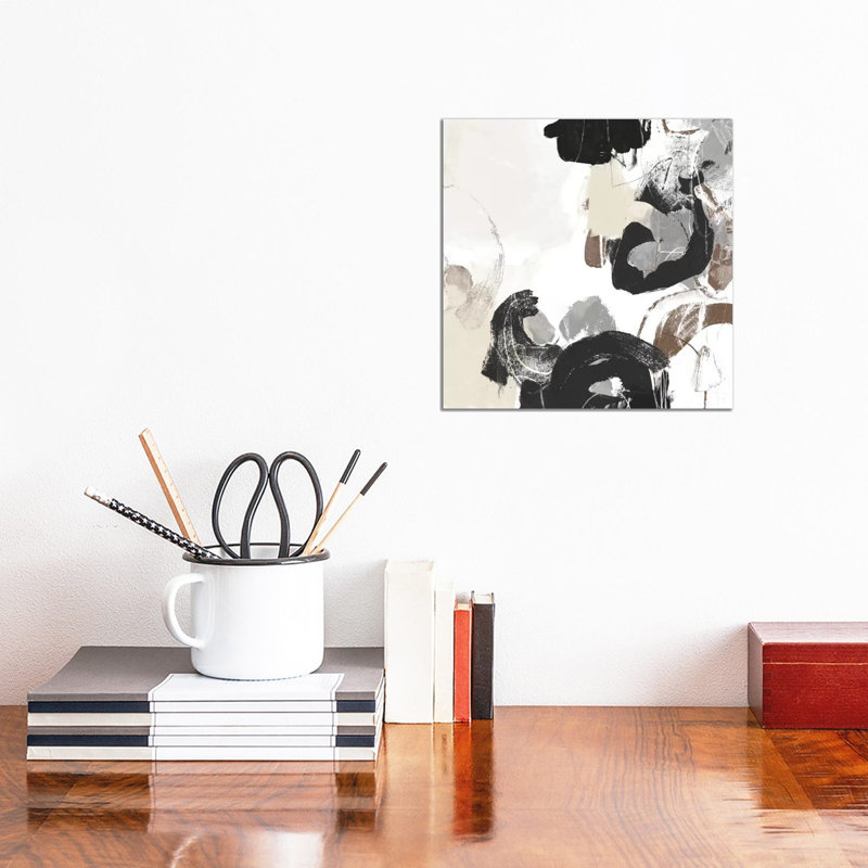 Missive IV by June Erica Vess - Wrapped Canvas Painting, 30.48 cm H x 30.48 cm W