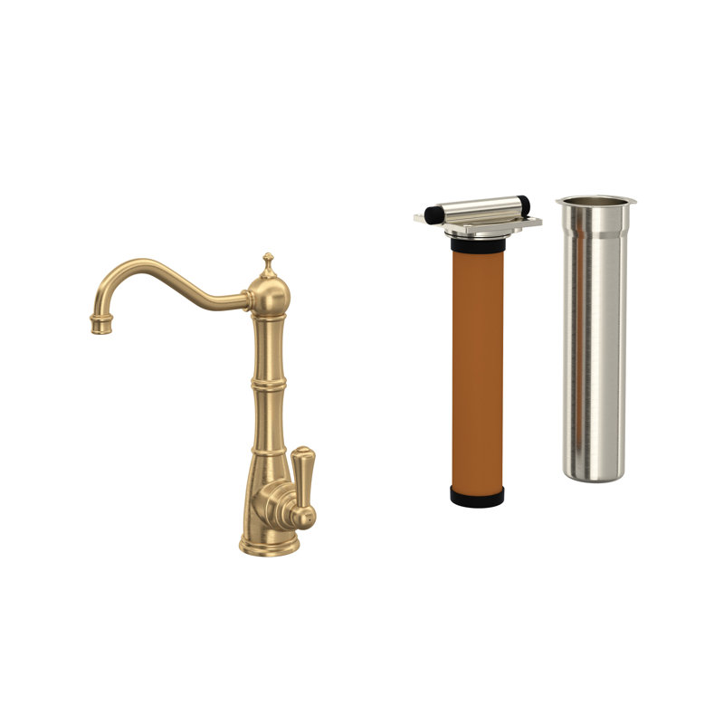 Edwardian Filter Kitchen Faucet Kit, Inca Brass
