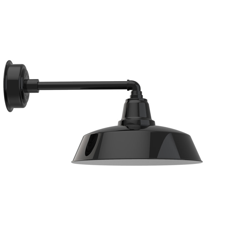 Vandervliet LED Wall Light, White, 10.125" H x 18.5" W x 16.25" D