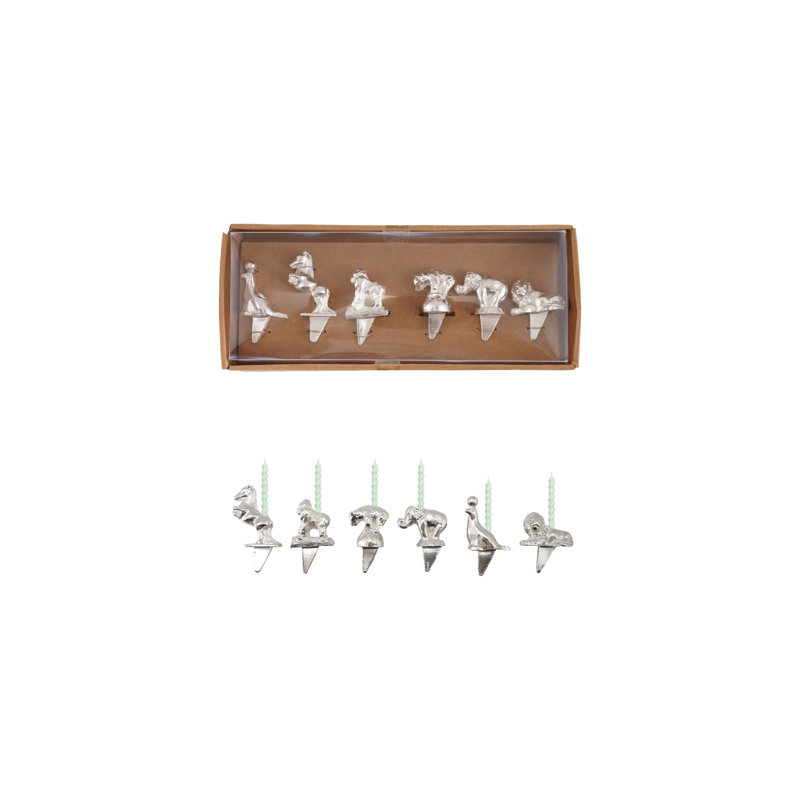 Porte-bougies d'anniversaire en alliage de zinc