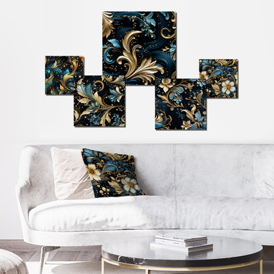 Beesley - ensemble d'art mural floral de 5
